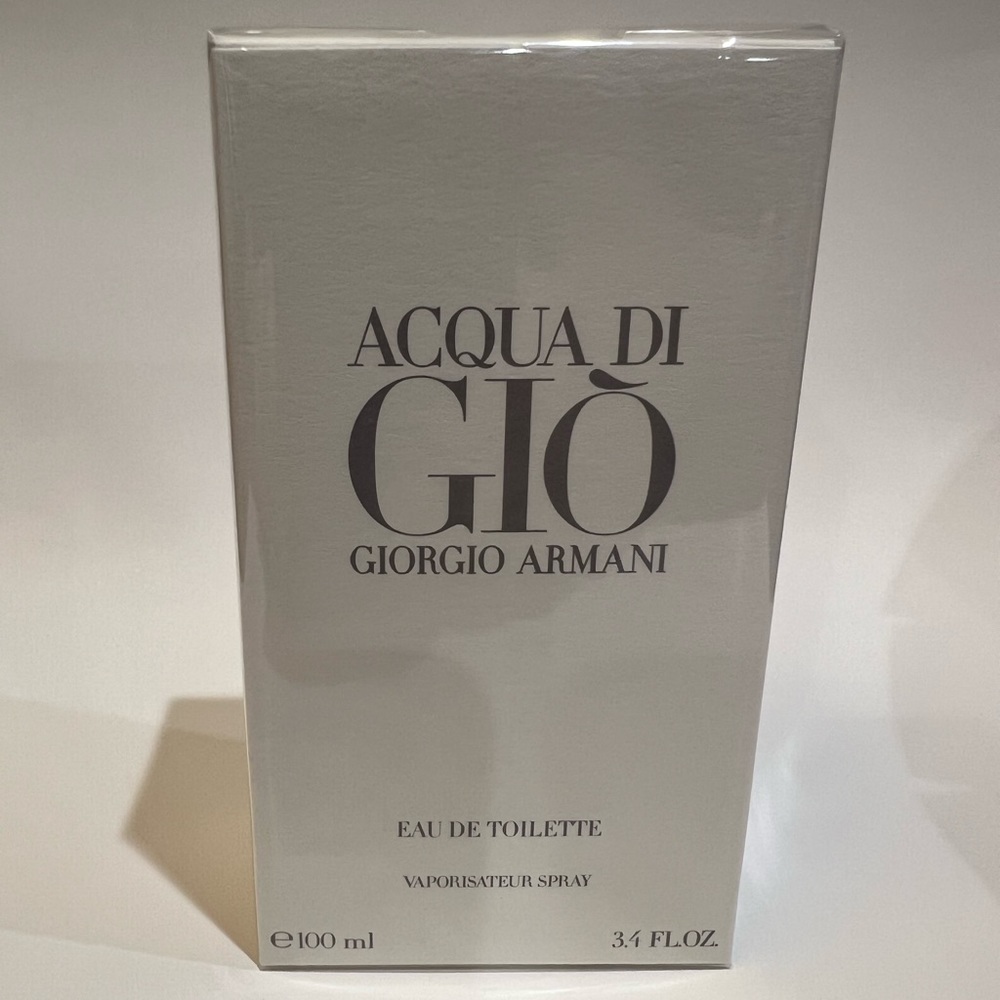 New Aqua Di Gio Giorgio Armani Men’s Eau De Toilette 100ml / 3.4 FL OZ